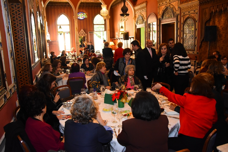 Young Women Christian Association lunch at Villa Linda Sursock